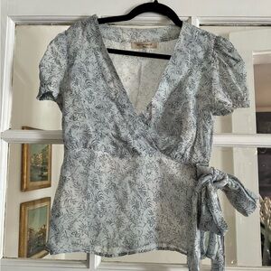 See by Chloe faux wrap floral top